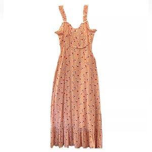 Gorgeous  VICI peach floral maxi dress. Women's medium